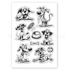 ПВХ пластиковые прозрачные штампы DIY-WH0448-0595