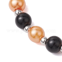 Сплав эмали шарм браслеты BJEW-JB10851-02