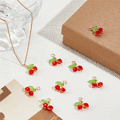 40 шт. подвески из вишневого стекла&nbsp;FIND-BBC0004-45