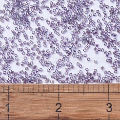 MIYUKIデリカビーズ  シリンダー  日本製シードビーズ  11/0  （db1245)透明光アメジストab  1.3x1.6mm  穴：0.8mm  約2000個/10g&nbsp;X-SEED-J020-DB1245