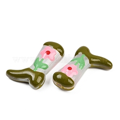 Бусины из стеклянной эмали LAMP-C020-02G