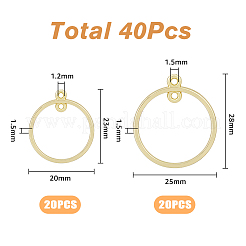 40 шт. 2 стильных соединительных подвески из сплава&nbsp;FIND-FH0007-15