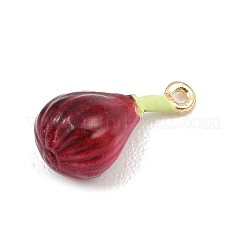 Подвески с эмалью из фруктового сплава&nbsp;ENAM-P264-02E-G