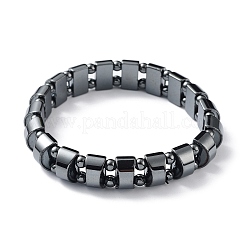 Немагнитный синтетический гематит бисера браслеты простирания&nbsp;BJEW-H589-03