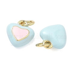 Латунь эмаль подвески&nbsp;KK-H259-01A-G03