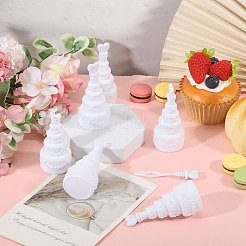 Bouteille à bulles en plastique en forme de gâteau&nbsp;AJEW-WH0752-234B