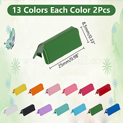 26 шт. 13 цвета железная лента обжимные концы FIND-AR0006-13