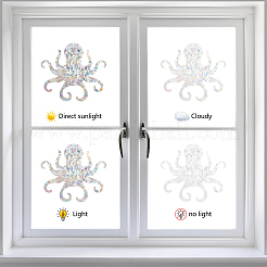 Водостойкие ПВХ цветные лазерные витражи пленка клейкие наклейки DIY-WH0256-077