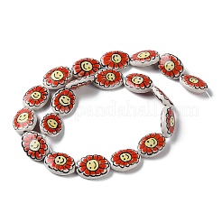 Фарфоровые бусины ручной работы&nbsp;PORC-G011-04F