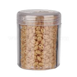 チェコガラスシードビーズ  2穴  不透明色  バリーウッド  5x3.5x3mm  穴：0.5mm  約630個/箱&nbsp;SEED-JP0005-13020