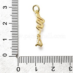 Латунные микро проложить кубического циркония подвески KK-P295-18G