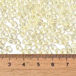 Perles de rocaille en verre de couleurs transparentes&nbsp;SEED-P007-02A-03