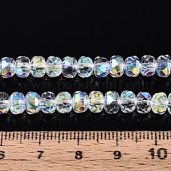 Гальванизируйте прозрачное стекло бисер нитей&nbsp;EGLA-N022-05B-C07