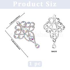 Strass en plastique et résine à coudre et à décorer&nbsp;DIY-WH20032-38S-02