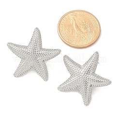 Латунные серьги-гвоздики для женщин&nbsp;EJEW-U036-01P-02