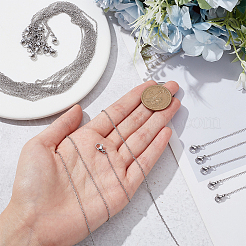 20 шт. набор из цепочек из нержавеющей стали 304 для мужчин и женщин MAK-NB0001-15P