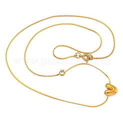 Ожерелья с подвесками из нержавеющей стали 304 с микропаве из кубического циркония NJEW-H017-01G-V