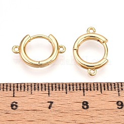 Латунная серьга-кольцо KK-N261-31G