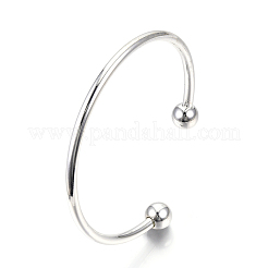 Alliage brassard bracelet pour création de bijoux de style européen&nbsp;PALLOY-Q313-03