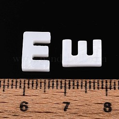 Natürliche Süßwasser-Muschel-Buchstabenanhänger&nbsp;BSHE-ZX007-02E