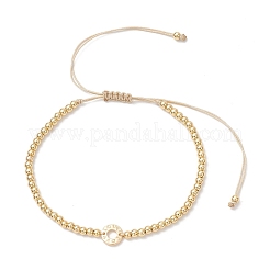 3 шт. латунные круглые бусины BJEW-JB12888