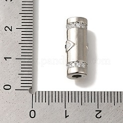 Стойки обшивки латунь микро проложить кубического циркония бусы KK-U019-10P