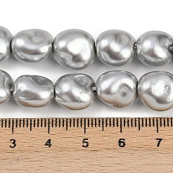 Гальванические стеклянные бусины&nbsp;GLAA-H039-02