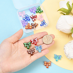 16шт 8 цвета бусины с эмалью лэмпворк ручной работы&nbsp;LAMP-PA0001-39