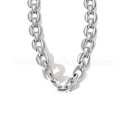 Браслеты и ожерелья из овальной цепочки из нержавеющей стали 304 для унисекс XX1878-1