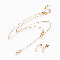 Set di gioielli in acciaio inossidabile 304&nbsp;SJEW-F204-09