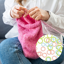 Пластиковые круглые кольца&nbsp;FIND-CP0003-12A