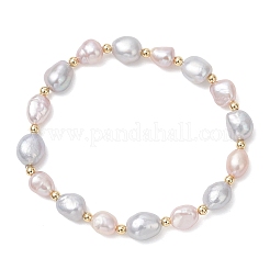 Браслеты из натуральных пресноводных жемчугов для женщин&nbsp;BJEW-JB13210-01