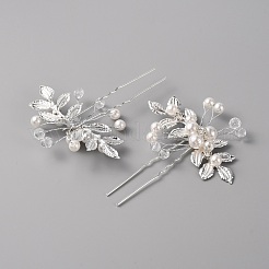 Boda nupcial aleación de rhinestone del pelo horquillas&nbsp;MRMJ-WH0012-28