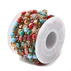 Цепи из нержавеющей стали 304 ручной работы с бусинами CHS-L031-10G