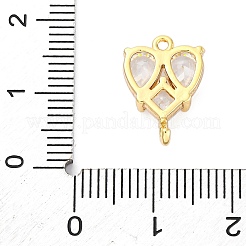 Латунные прозрачные подвески из кубического циркония KK-A240-19G