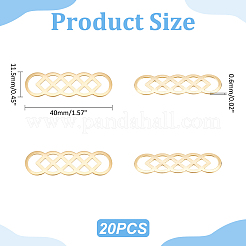 20 шт. 201 звенья/соединители из нержавеющей стали&nbsp;STAS-UN0058-90