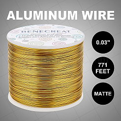 Матовый круглый алюминиевый провод AW-BC0003-30E-0.8mm