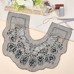 Abnehmbare falsche Kragen aus Schmetterlings- und Blumenspitze&nbsp;DIY-WH0899-715