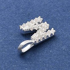 925 серебро с подвесками из кубического циркония.&nbsp;LS-STER-Q004-01M-S