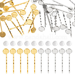 Набор для самостоятельного изготовления железных невидимок для волос&nbsp;DIY-TA0012-93