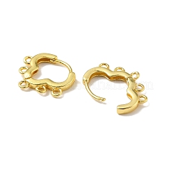 Ottone risultati hoop orecchino&nbsp;EJEW-A070-13G