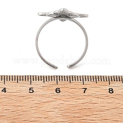 Synthetische Türkis Fingerringe&nbsp;RJEW-I110-02P-01