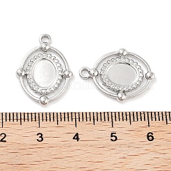 Подвеска-кабошон из не тускнеющей нержавеющей стали 304&nbsp;LS-STAS-P364-07P