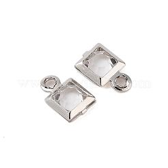 Стеклянные подвески из латуни с покрытием стойки&nbsp;KK-S385-02P-03