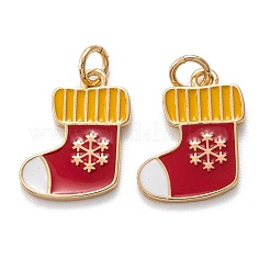 Настоящие позолоченные кулоны из латуни с эмалью 18k&nbsp;LS-KK-A154-14G