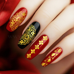 DIY-Nagelkunst-Vorlagen aus Edelstahl&nbsp;MRMJ-WH0092-203