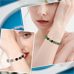 10 шт. 2-х цветные латунные микрофибровые бусины из кубического циркония&nbsp;ZIRC-BBC0003-21B