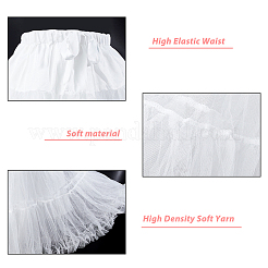 Юбка из полиэстера с кринолином AJEW-WH0007-44