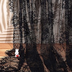 Нейлоновая кружевная ткань для ресниц AJEW-WH0314-65A