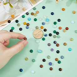 72шт. 18-х цветные натуральные нефритовые кабошоны&nbsp;G-FH0002-73